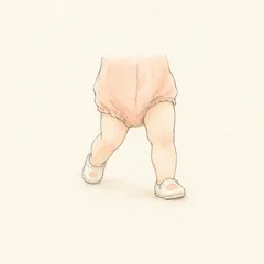 Memory illustration for the Chinese character 儿 (ér, son / child)