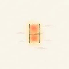 Memory illustration for the Chinese character 日 (rì, sun / day)