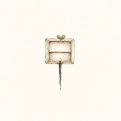 Memory illustration for the Chinese character 甲 (jiǎ, armor / shell)