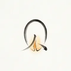 Memory illustration for the Chinese character 贝 (bèi, cowrie shell / currency)