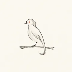 Memory illustration for the Chinese character 鸟 (niǎo, bird)